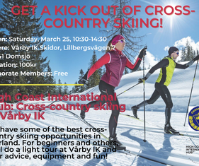 March 2023: Cross-country skiing at Vårby IK Skidor