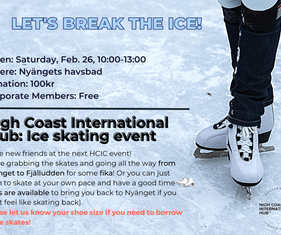 February: Ice skating