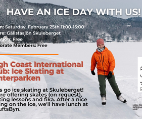 February 2023: Ice Skating at Gällstasjön