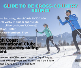 March 2022: Cross country skiing